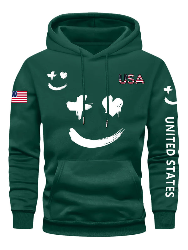 Men's Casual And Versatile Hooded Sweatshirt.