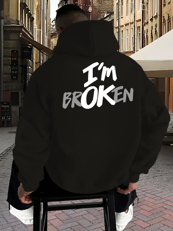 Men's Hooded Sweatshirt.