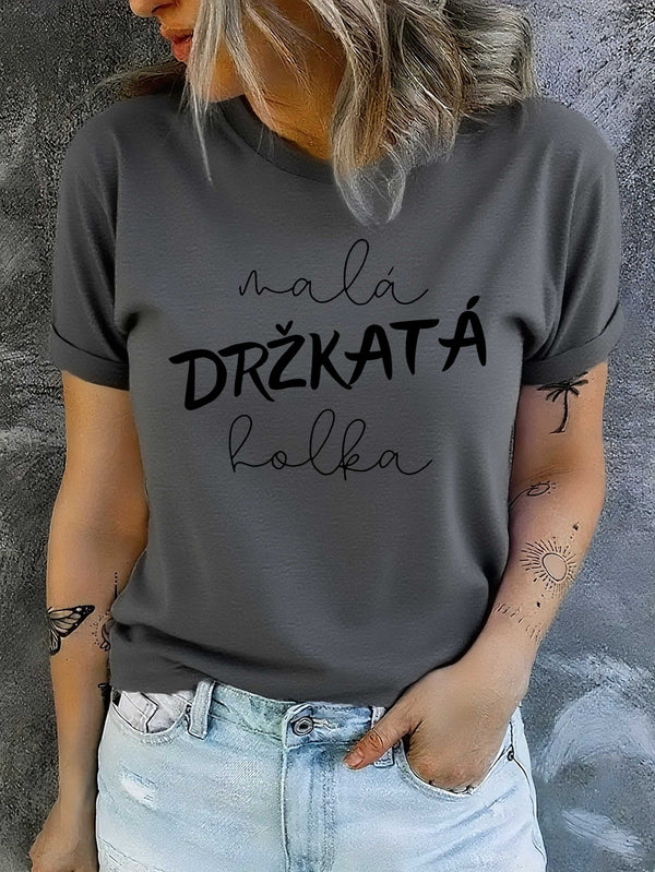 Women's T-Shirt with Short Sleeves.