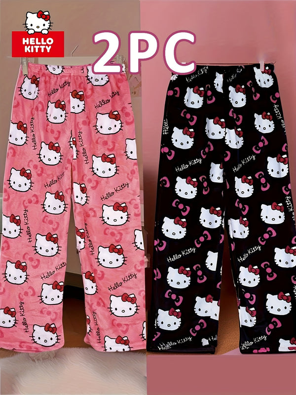 Authorized Hello Kitty Set for Women, Featuring Two Pieces.