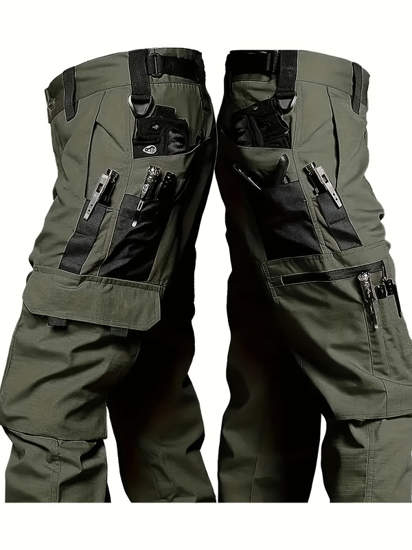 Men's Tactical Outdoor Pants - Durable Multi-Pocket Design for Hiking.
