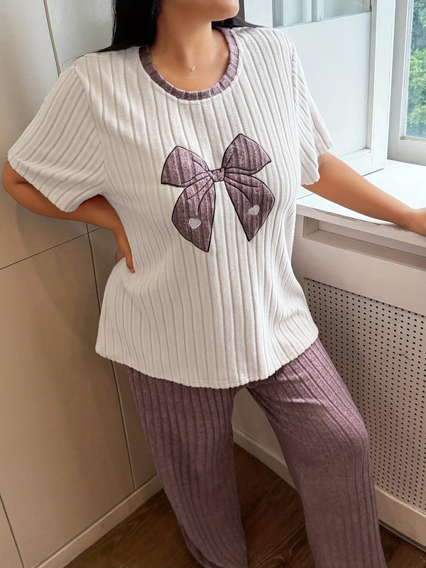 Women's Elegant Soft Comfortable Bow Pattern.