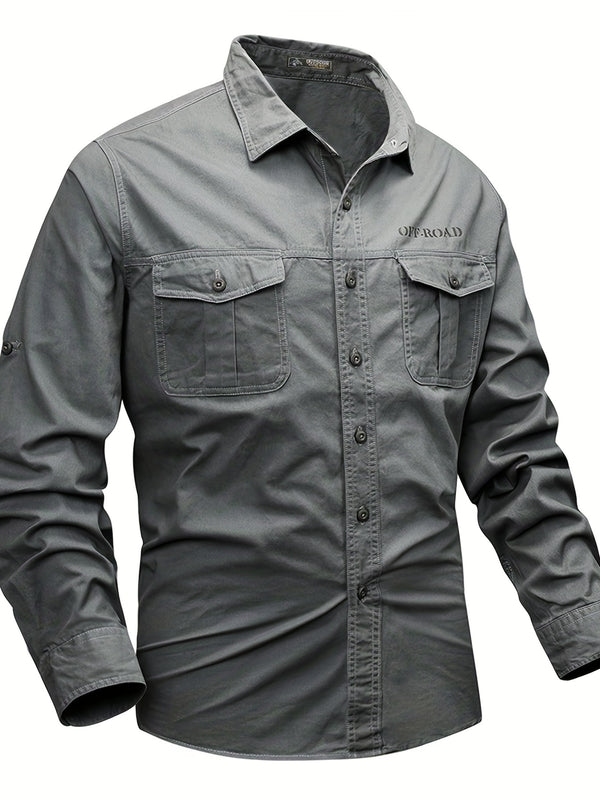 Men's Heavy-Duty Long Sleeve Shirt.