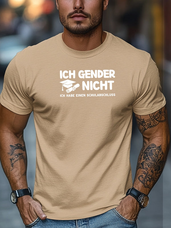 Men's Solid Color Short Sleeve T-Shirt.