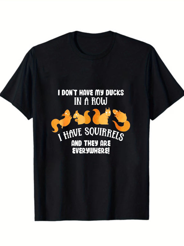 Women’s Funny Squirrel T-shirt.