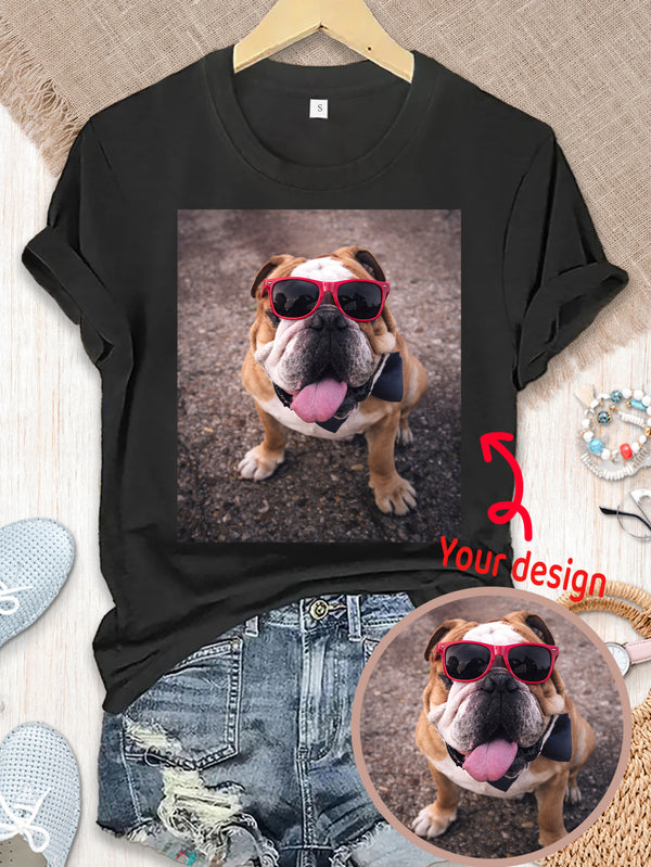 Women's Custom Photo/Logo T-Shirt.