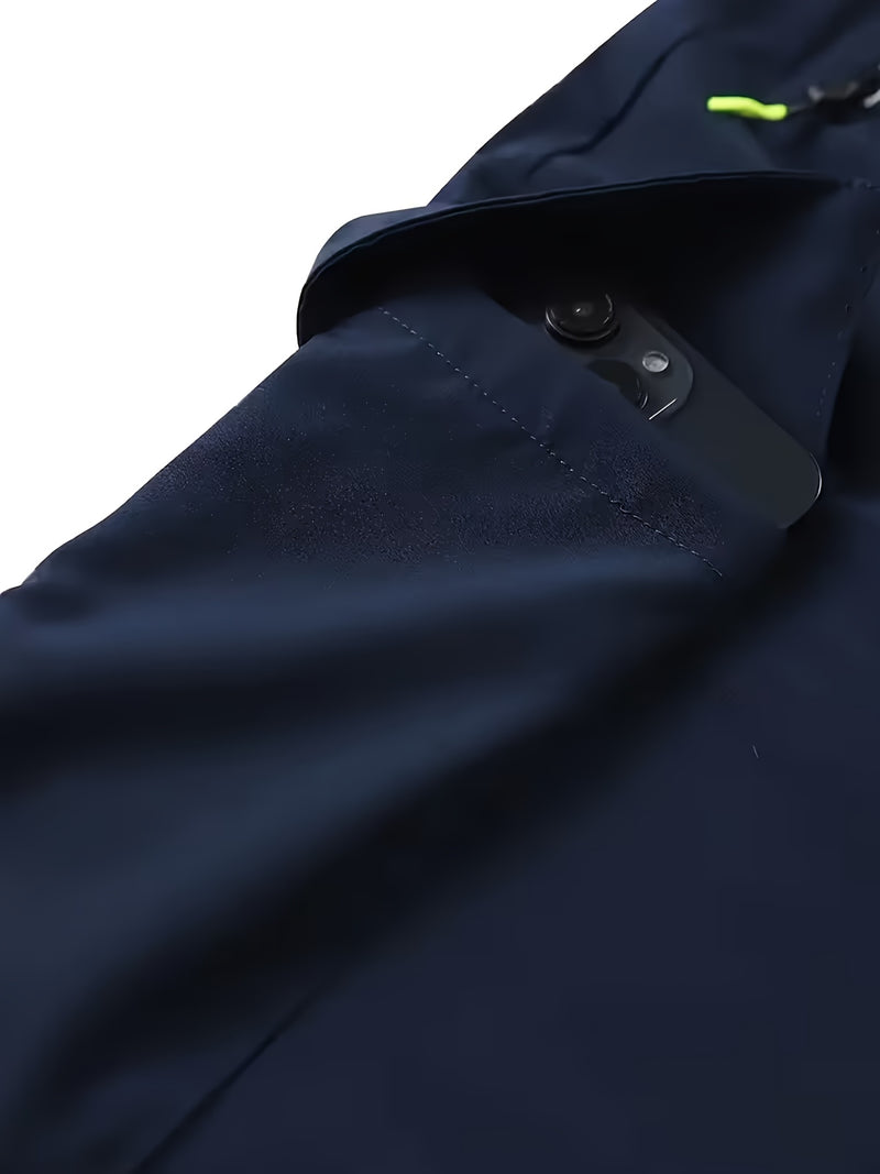 Men's Heavy-Duty Work Pants with Zipper Pockets.