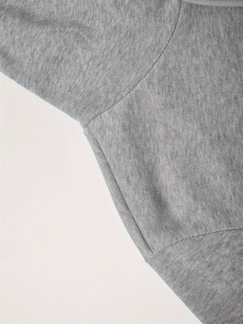 2pcs Men's Hooded Long-Sleeve Sweatshirt.