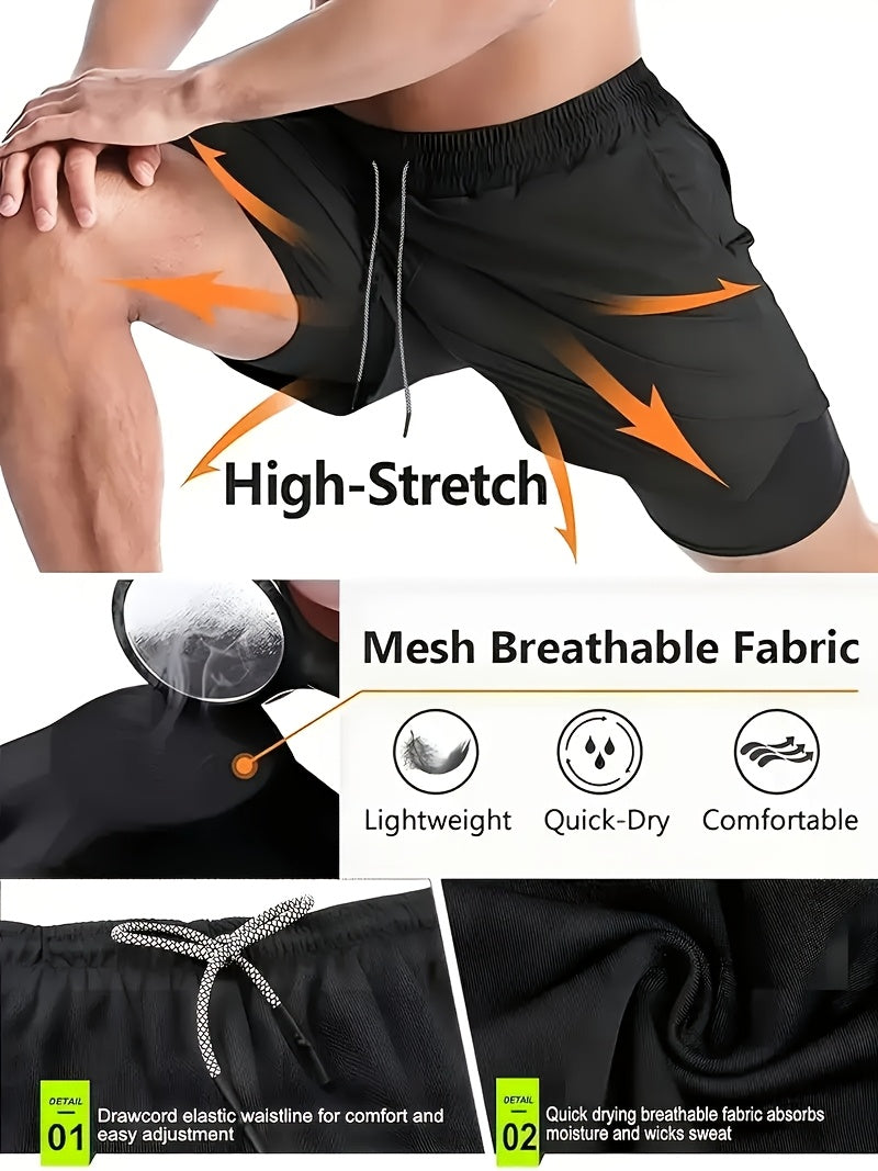 Men's Snake Head Print Two-Piece Set: Short Sleeve Top+Shorts.