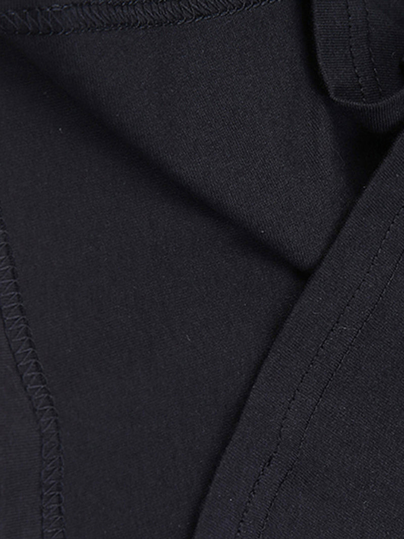 Men’s Black T-Shirt with Short Sleeves.