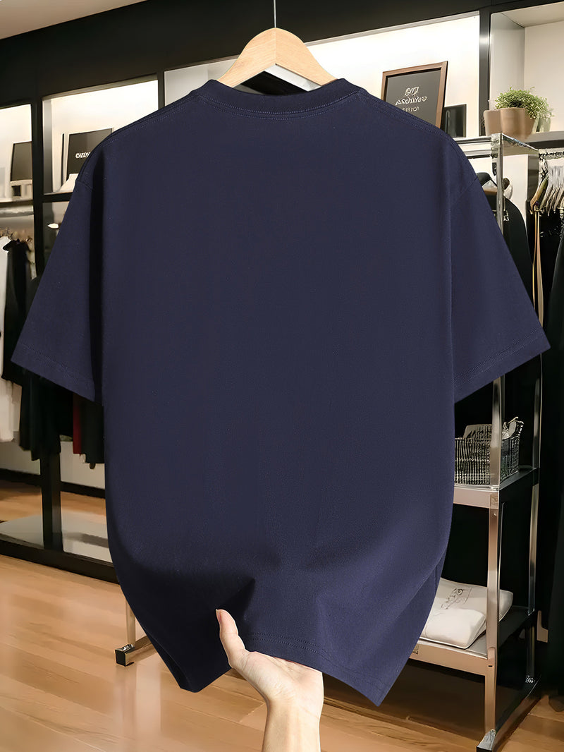 200 Grams of 100% Pure Cotton Short-Sleeve T-Shirt.