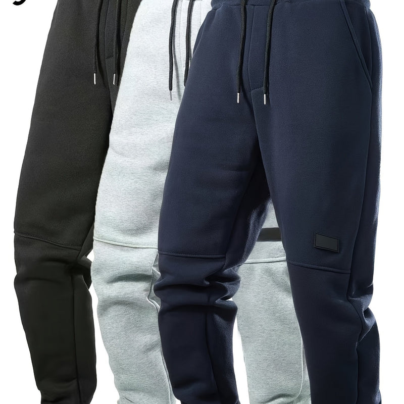 3pcs Men's Casual Athletic Joggers.