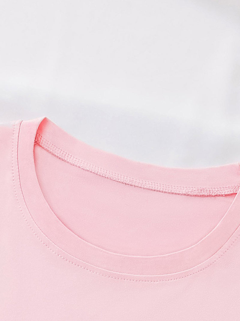 Women's T-shirt with a Printed Silhouette of a Woman.