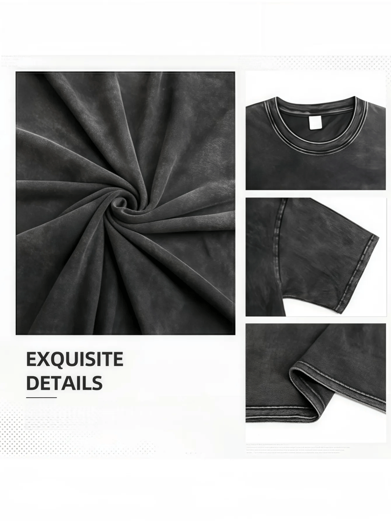 Men's and Women's Vintage Casual Style T-Shirt.