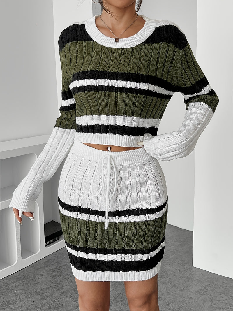 Women’s Two-Piece Set for Spring and Autumn.