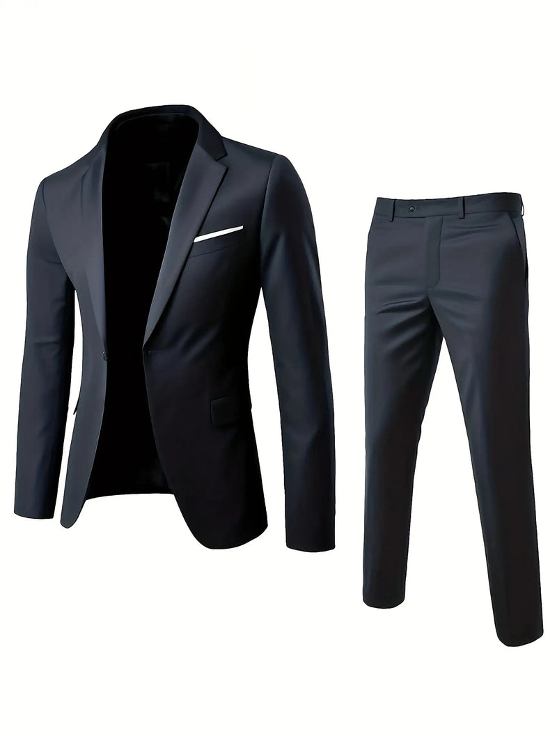 Two-Piece Men's Suit Set.
