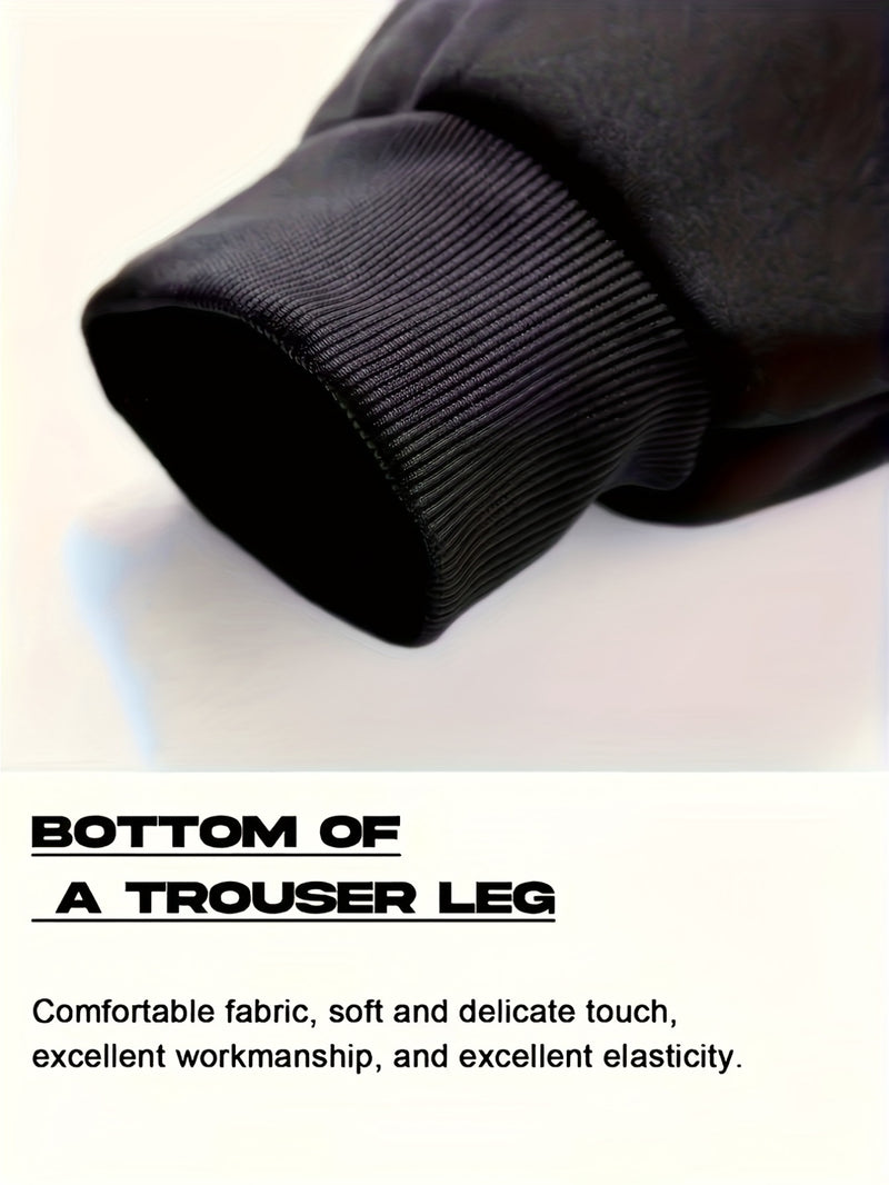 One-Piece Men's Casual Mid-Rise Joggers 4 Colors Available.