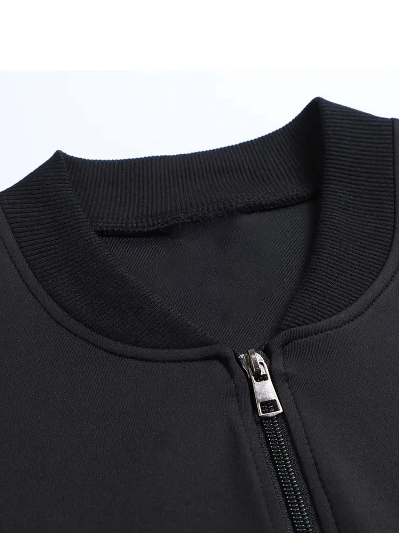 Men's Two-Piece Round Neck Jacket and Pants.