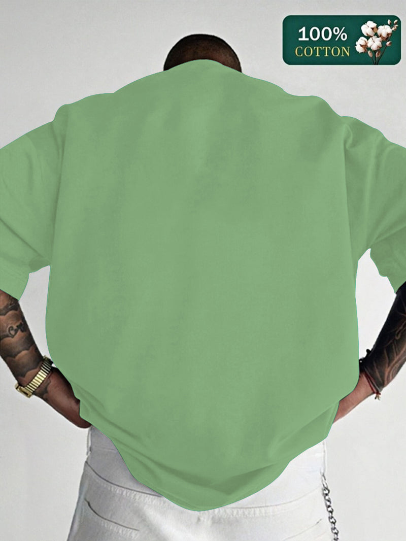 Men'S Fashion Short Sleeve Print T-Shirt.
