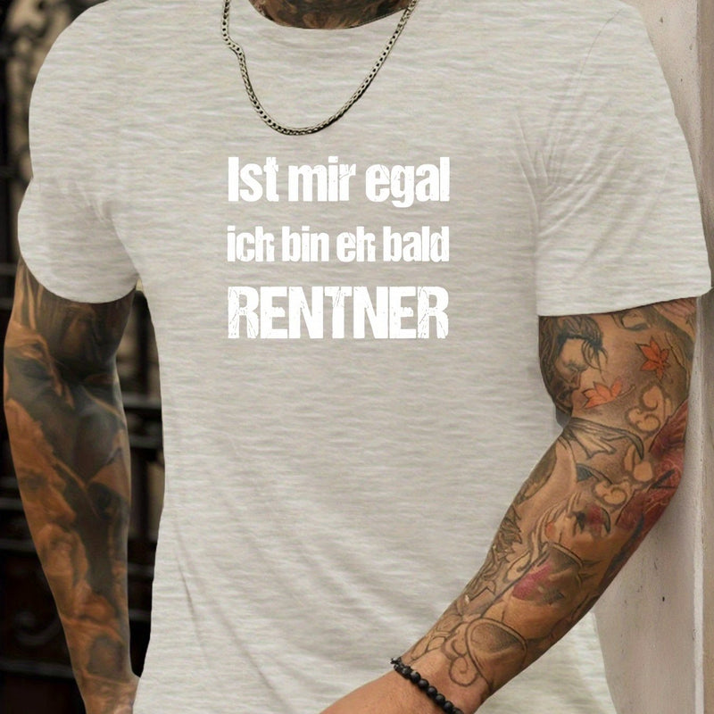 Men's German Slogan T-Shirt.