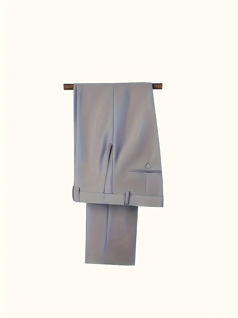 Men's 3pcs Suit Set, Including a Blazer, Vest, And Trousers.