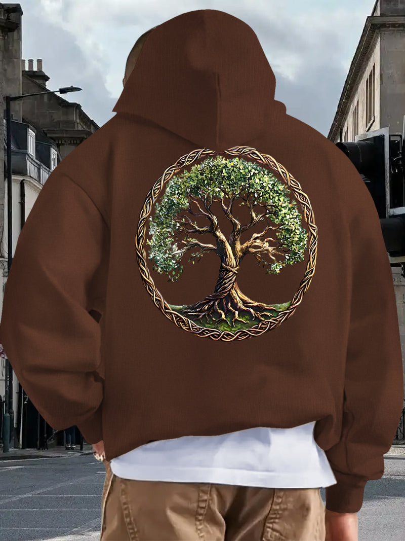 Men's Hooded Sweatshirt.