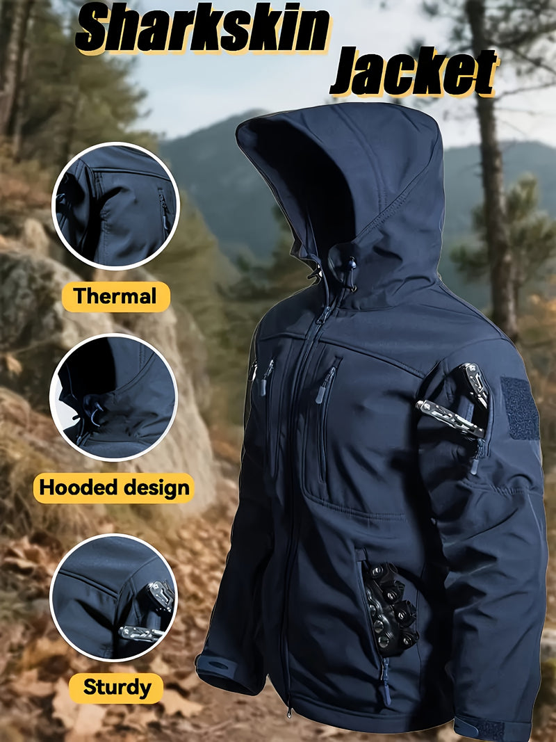 Men'S Two-Piece Set, Autumn And Winter Outdoor Windproof.
