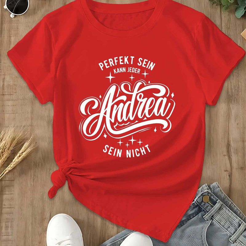 Women's German Name ANDREA T-Shirt.