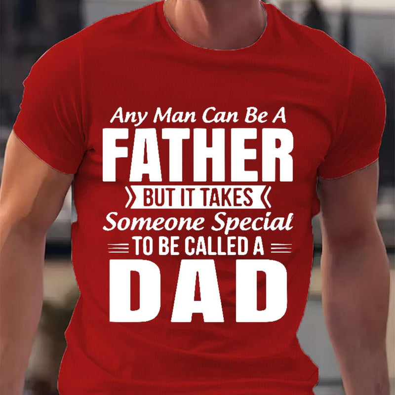 Men’s Short-Sleeved Round Neck, Knitted Fabric That Is Easy And Comfortable.