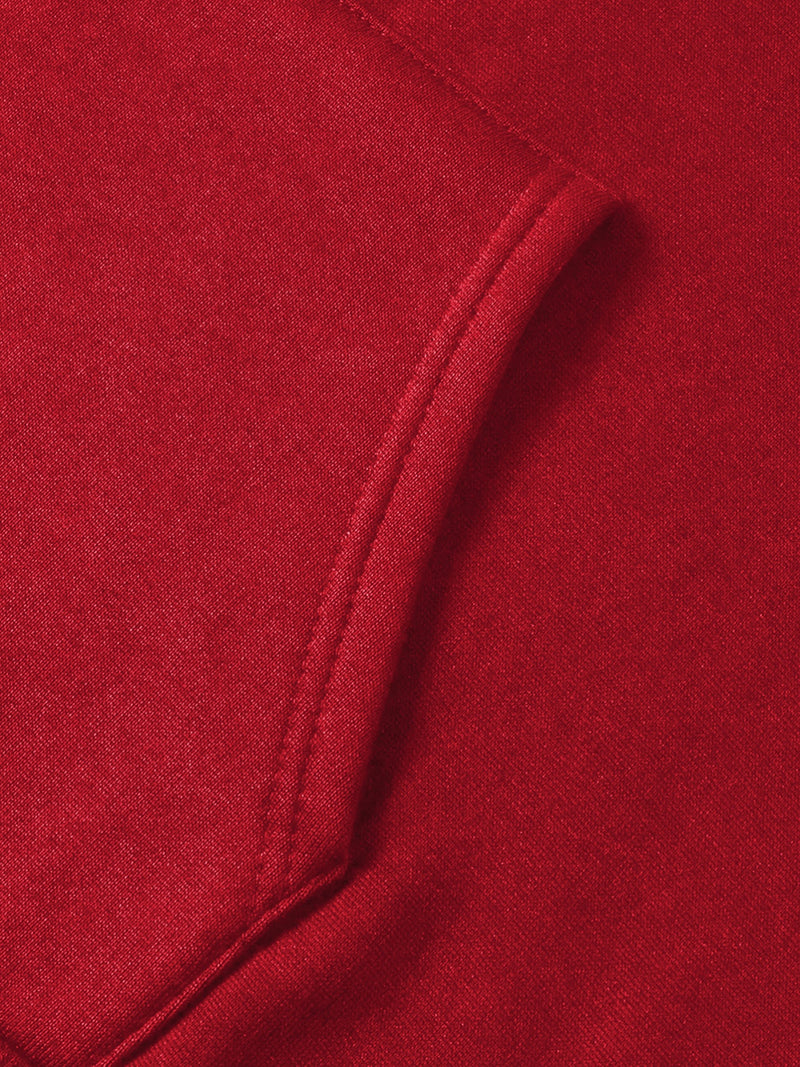 Men's Casual Versatile -Lined Hooded Sweatshirt with British Flag Print.