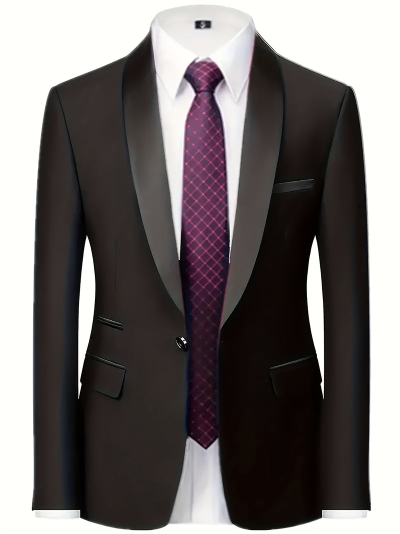Men'S Premium Two-Piece Suit, Plus-Size Suit Set with Pants.