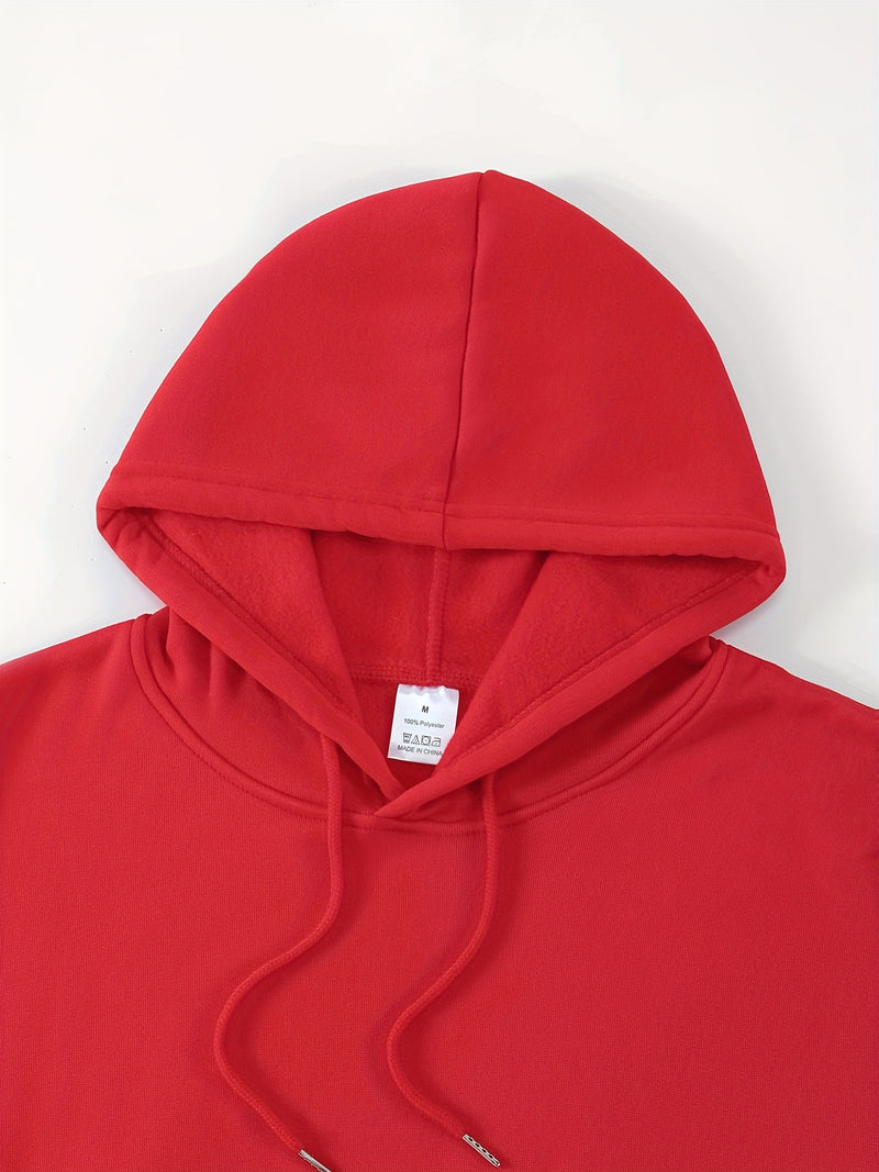 Men's Casual Polyester Hoodie.