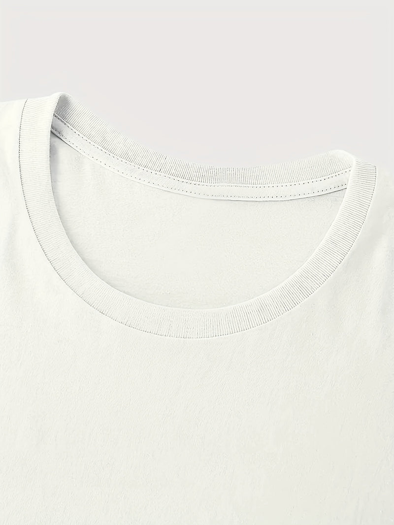 Women's Van Gogh Sunflowers & Black Cat Art Print T-Shirt.