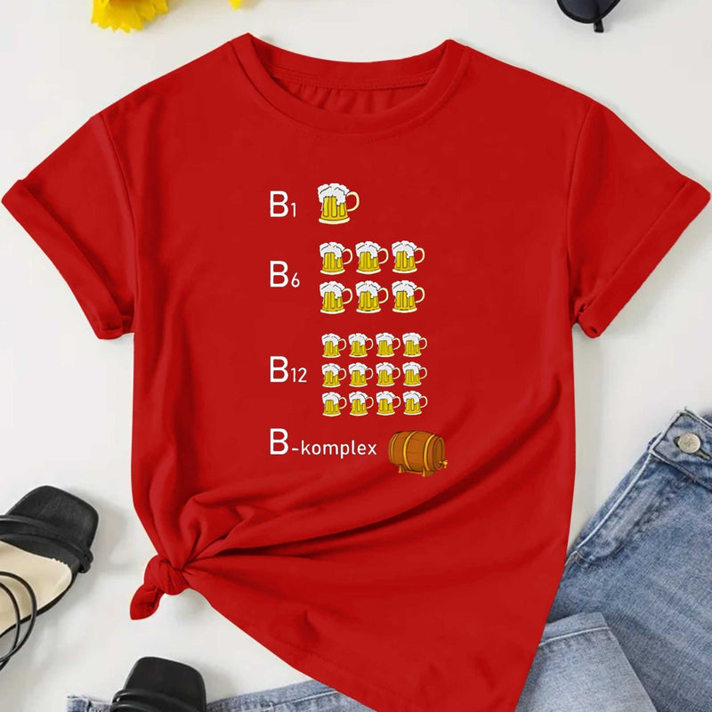 Women's T-Shirt with Short Sleeves.