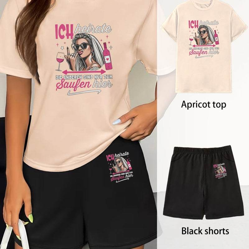 2pcs Set for Women's Daily Commute and Casual Wear in Spring and Summer.