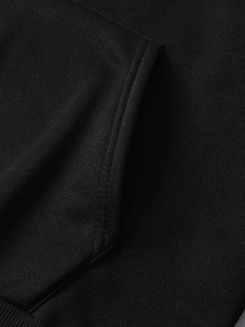 Women's Casual Hooded Sweatshirt with Drawstrings And Long Sleeves.