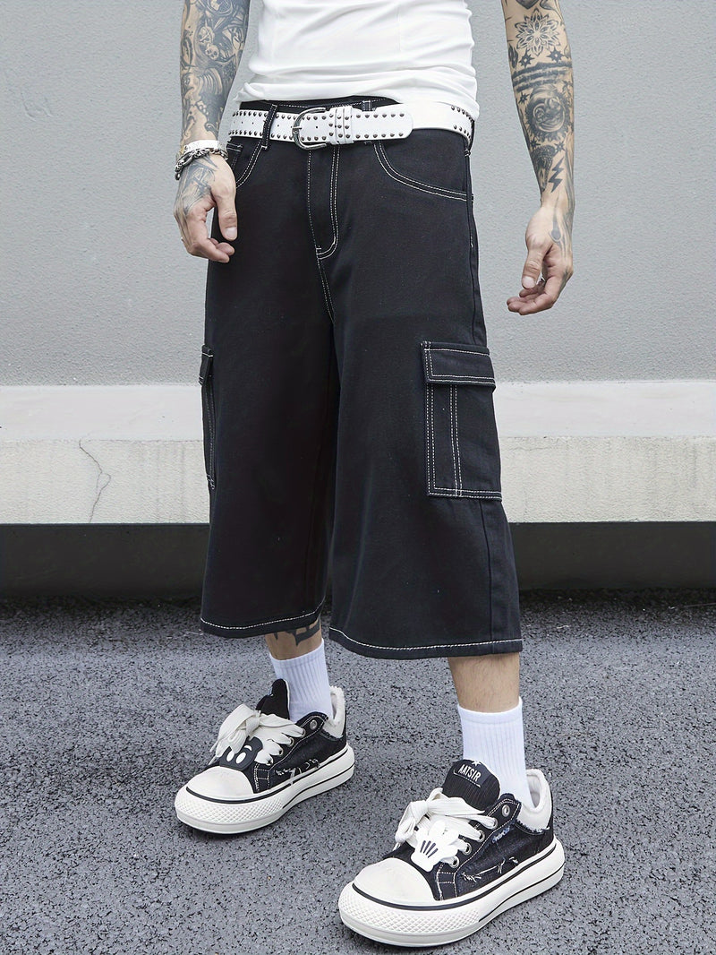 Men's Denim Shorts.