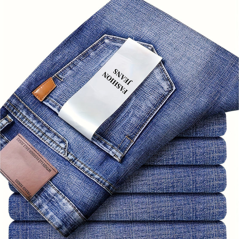 Men's Jeans Seasonal Fashion Classic Straight Leg Pants.