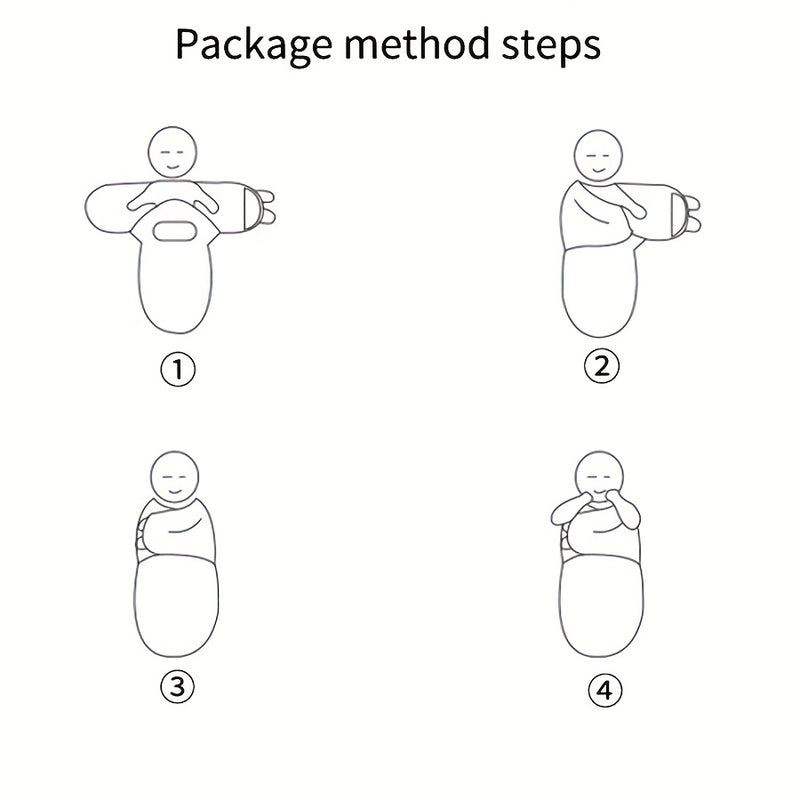 Baptism Gift Robe Printed Swaddle Blanket + Hat Set.