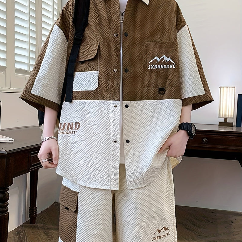 Men's Casual Two-Piece Set for Summer.