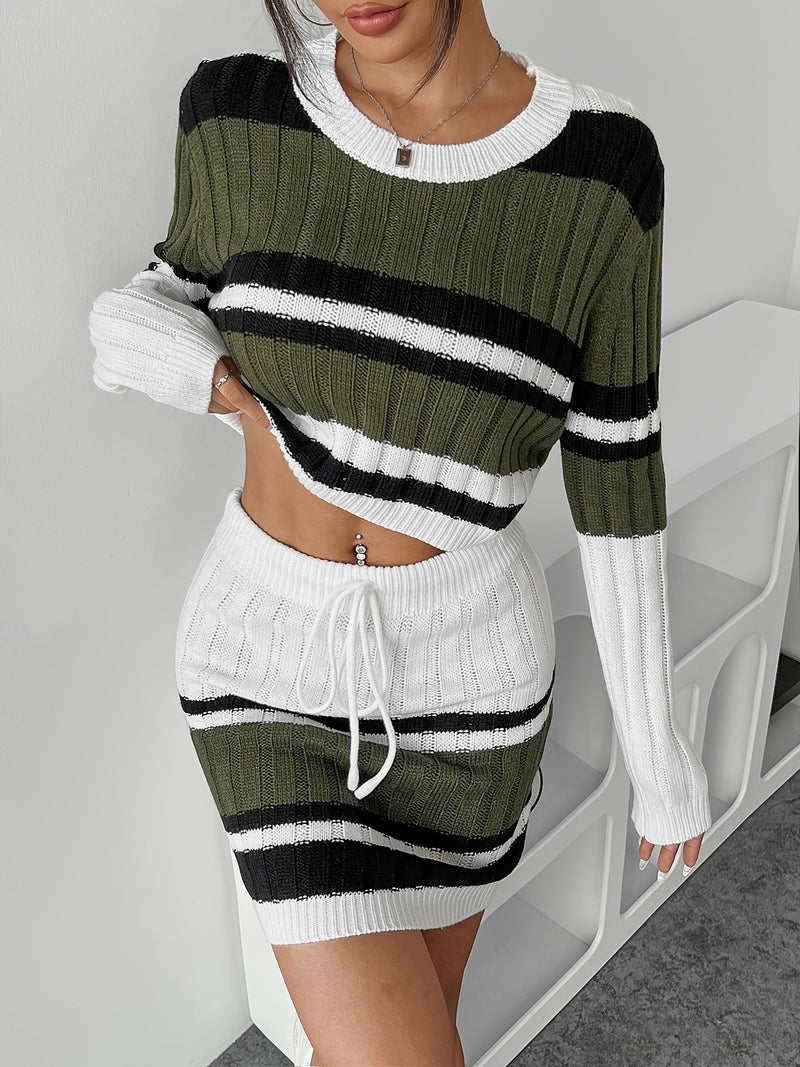 Women’s Two-Piece Set for Spring and Autumn.