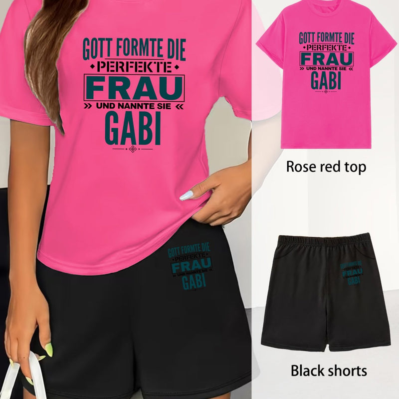 Women's Casual And Refreshing Two-Piece Set.