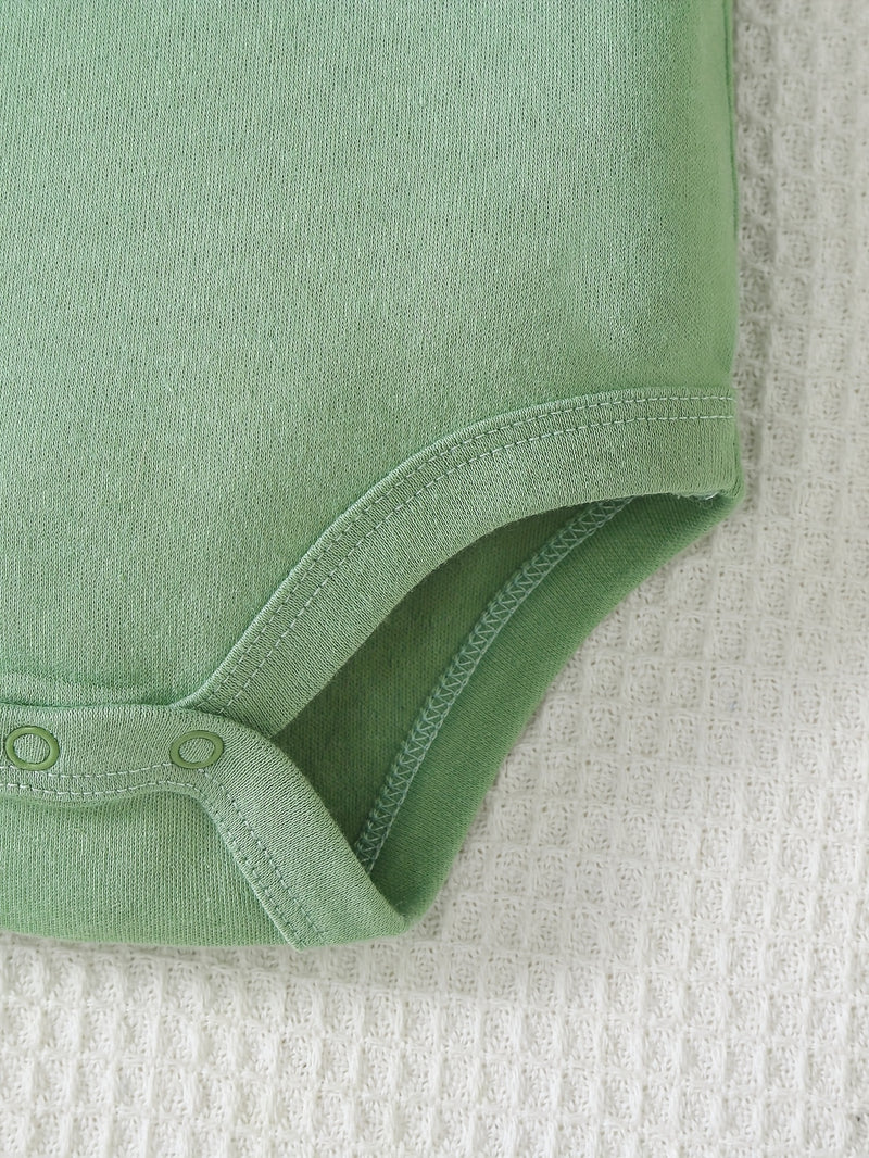 5pcs Baby Boy Short-Sleeve Romper Bodysuit Set, Cotton Cute Cartoon.