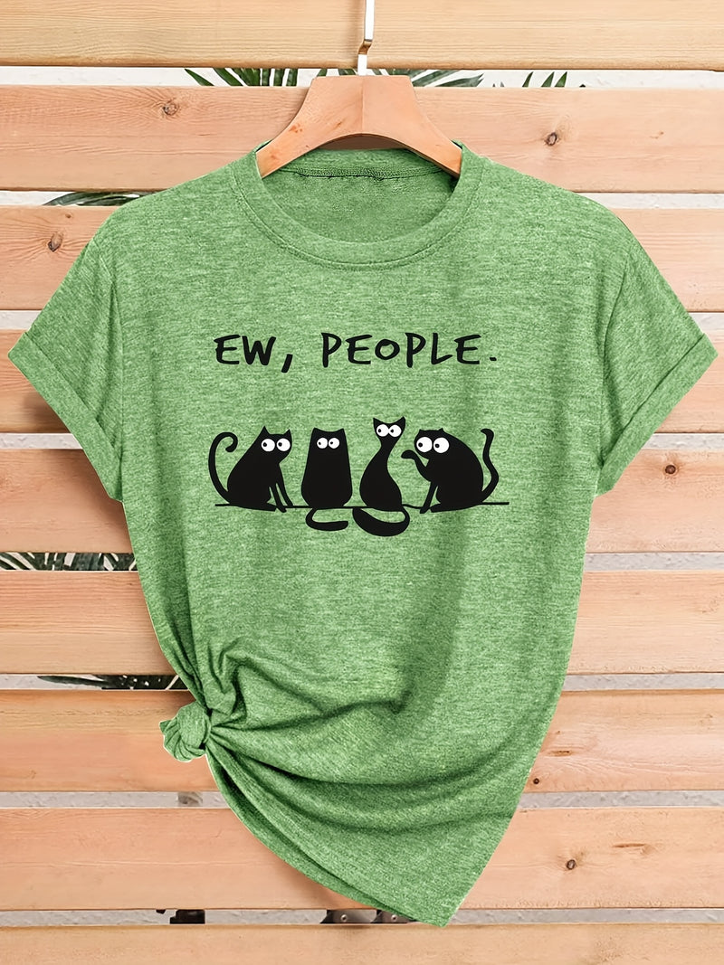 Women's Casual Short Sleeve T-Shirt.