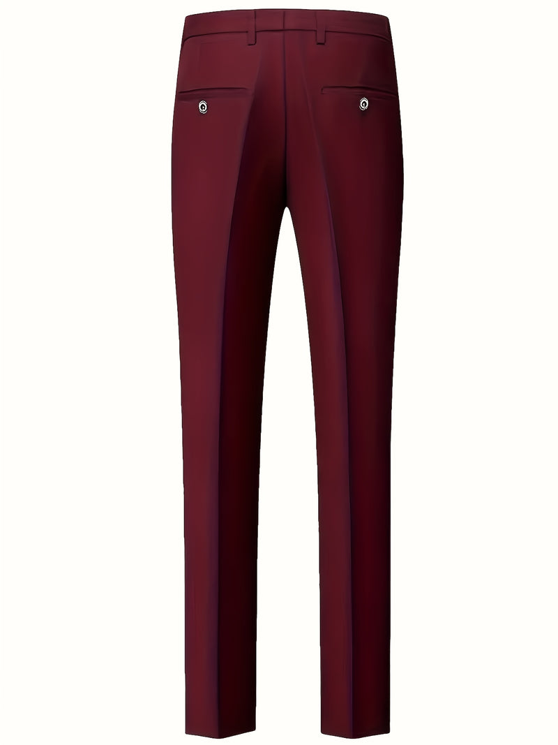 Men's Two-Piece Suit Set, Including Jacket and Trousers.