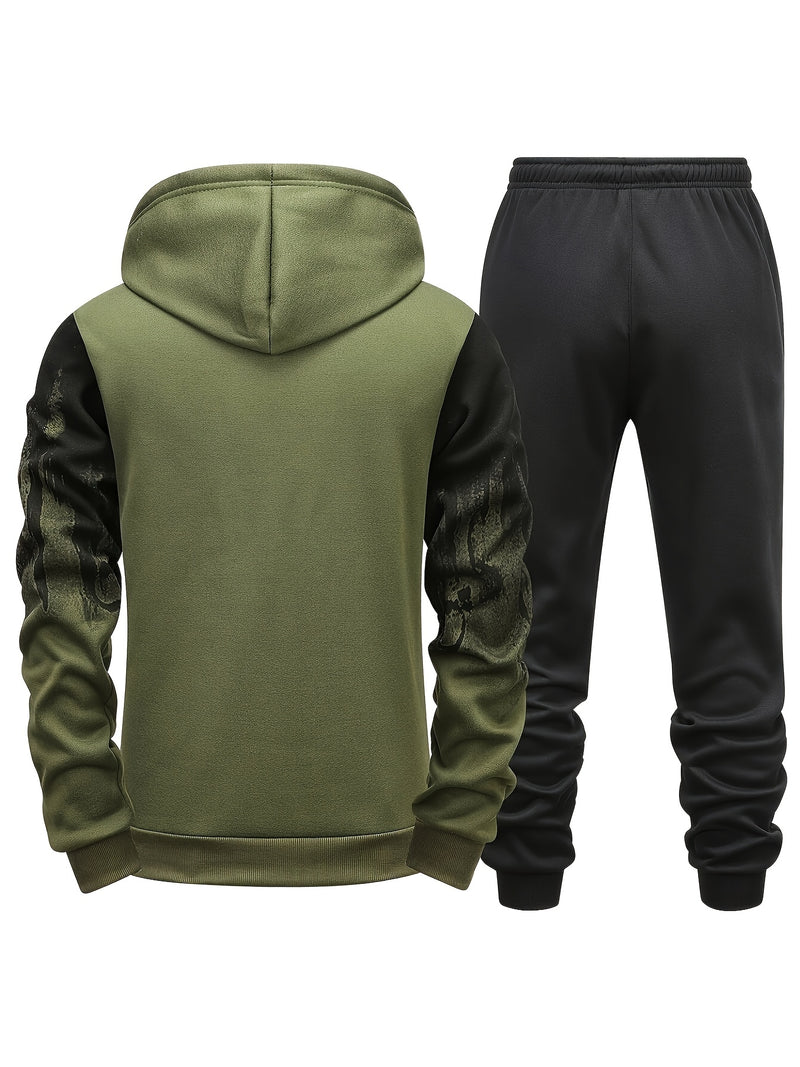 Men's Hooded Sweatshirt & Joggers Set.