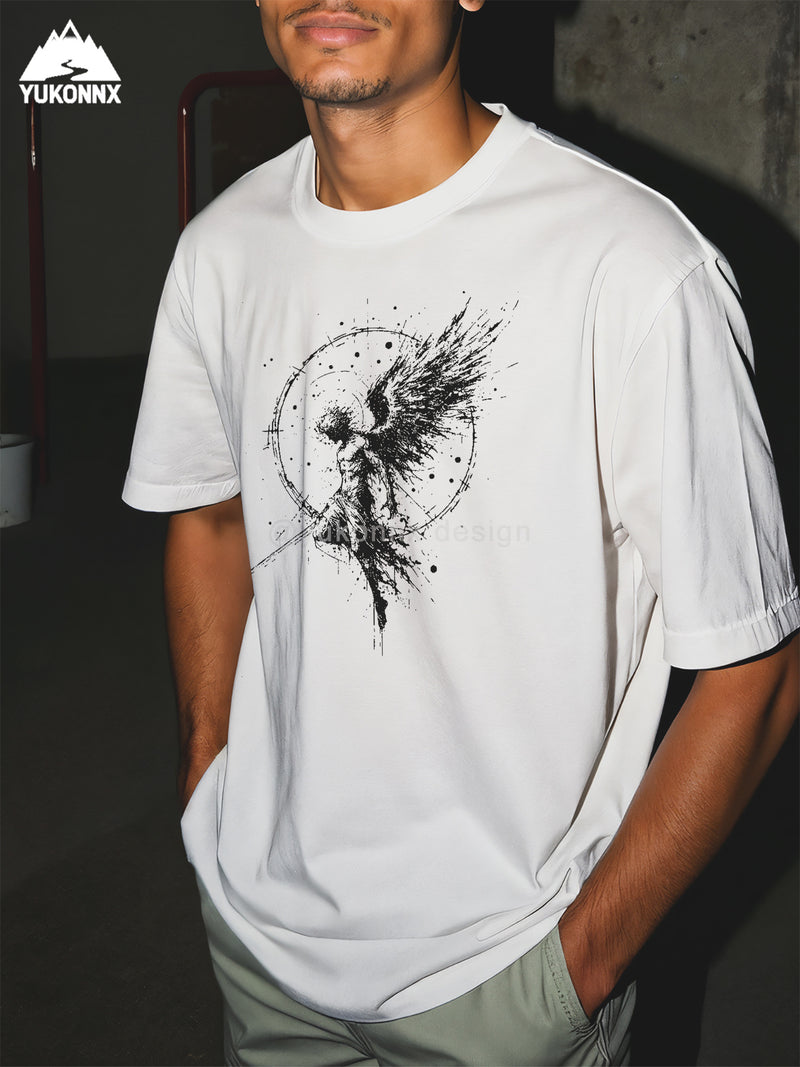 Men's Casual Crew Neck Short T-Shirt.