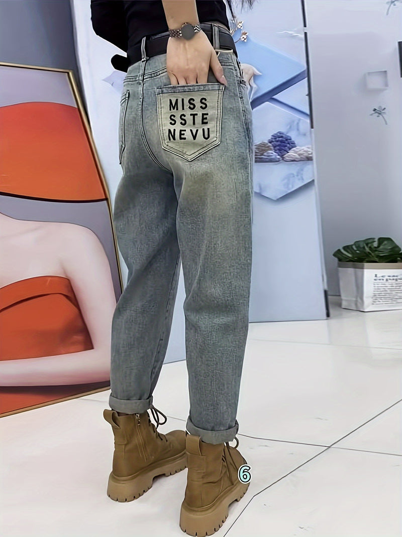 Plus Size Straight-Leg Jeans for Women.