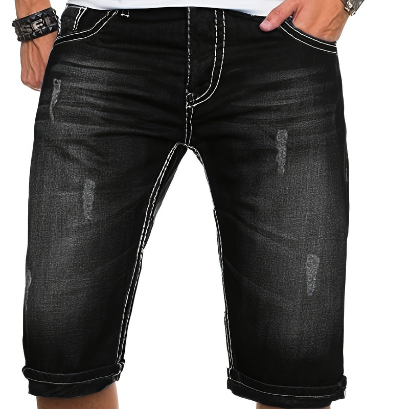 Men's Denim Shorts.