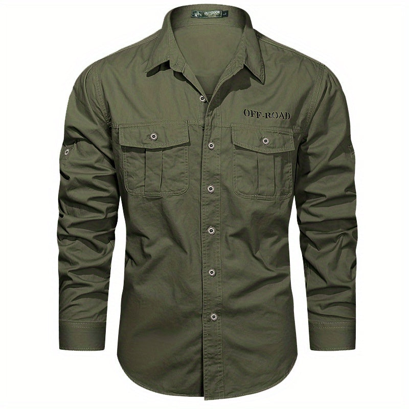 Men's Heavy-Duty Long Sleeve Shirt.